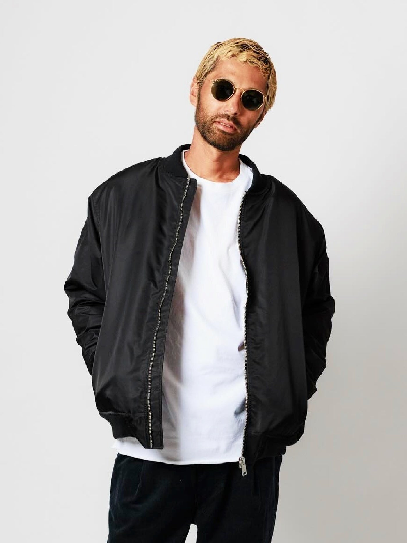【11.2 (Sun) 12:00 Release】WAX | Bomber Jacket - Black