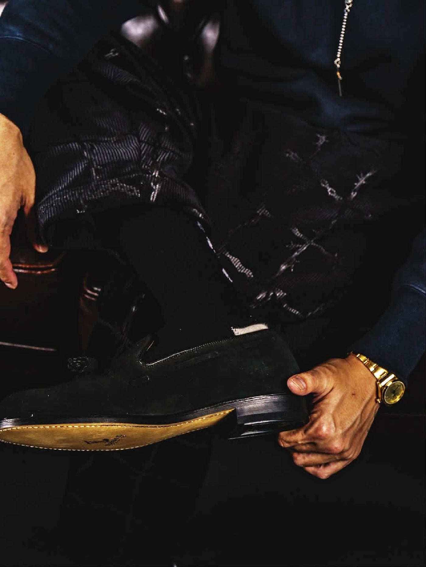 GANGSTERVILLE | BARBED WIRE - RANCH COAT / GSV5302 - Black