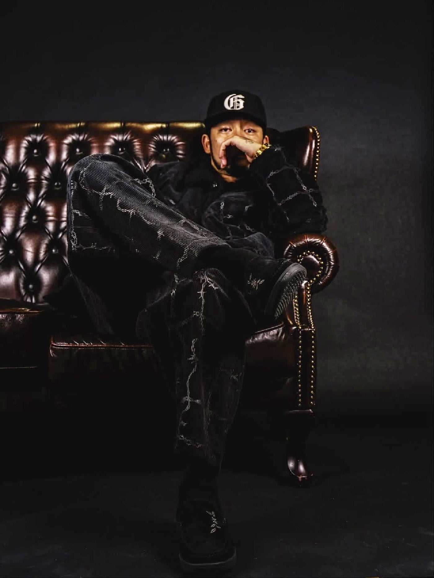 GANGSTERVILLE | BARBED WIRE - EASY PANTS / GSV5303 - Black