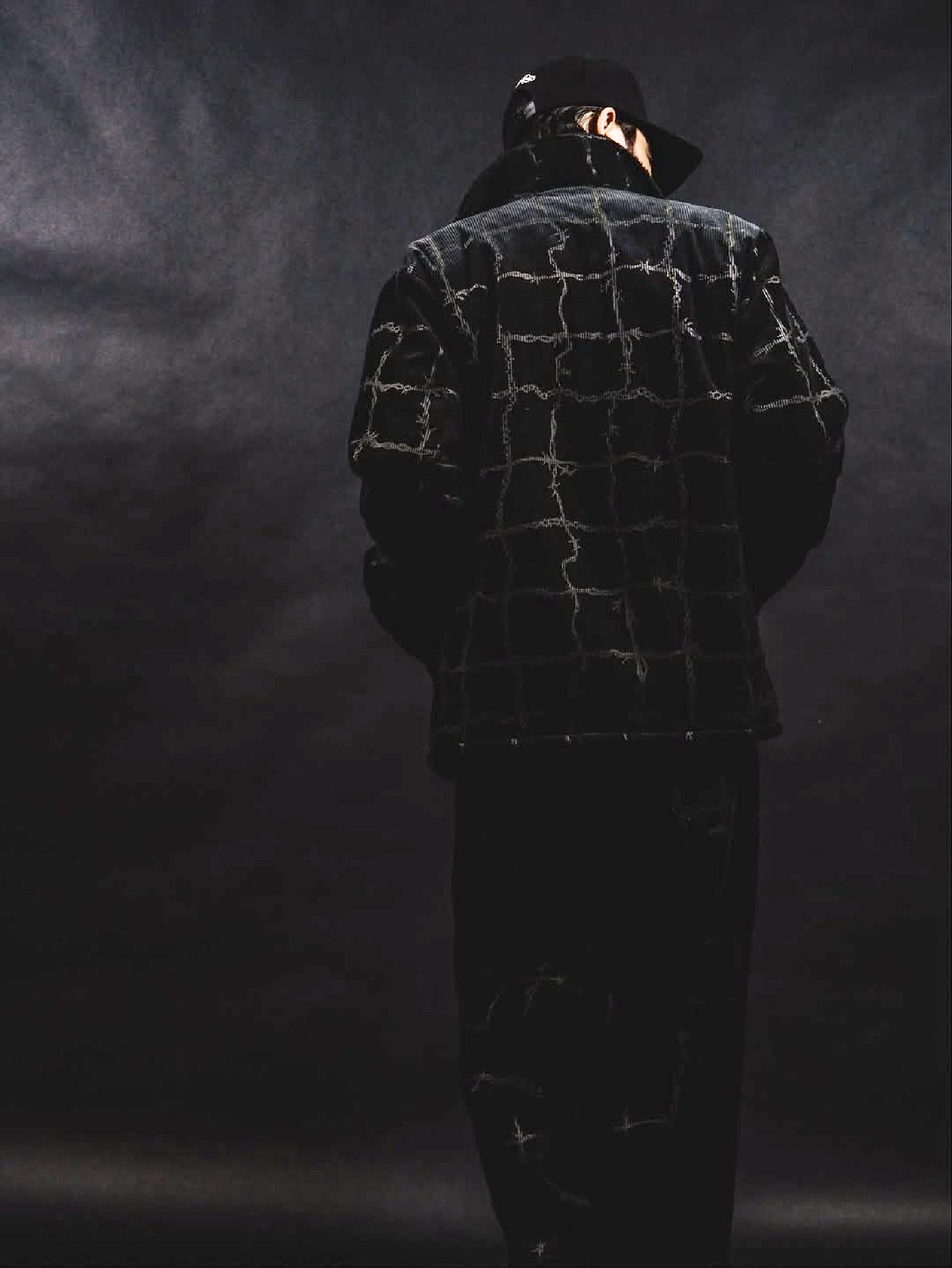 GANGSTERVILLE | BARBED WIRE - RANCH COAT / GSV5302 - Black