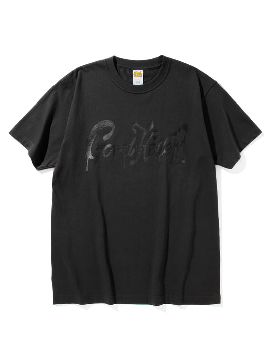 GOOD HELLER | DRIPPING LOGO S/S T-SHIRT - Ink Black
