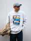 【12.20 (Sat) 12:00 Release】RADIALL | Love Beer - CREW NECK SWEATSHIRT L/S - Snow White