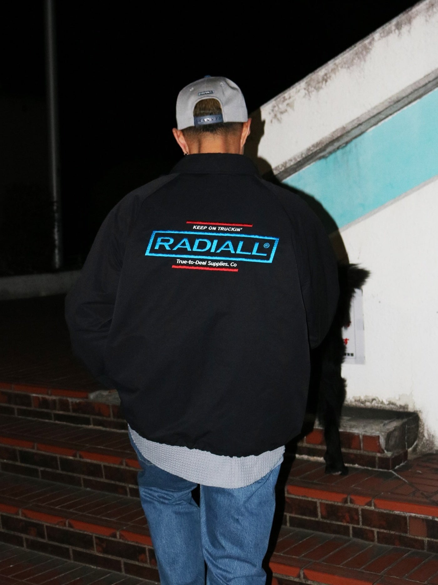 【1.24 (Sat) 12:00 Release】RADIALL | Heartbeat - WINDBREAKER JACKET - Black