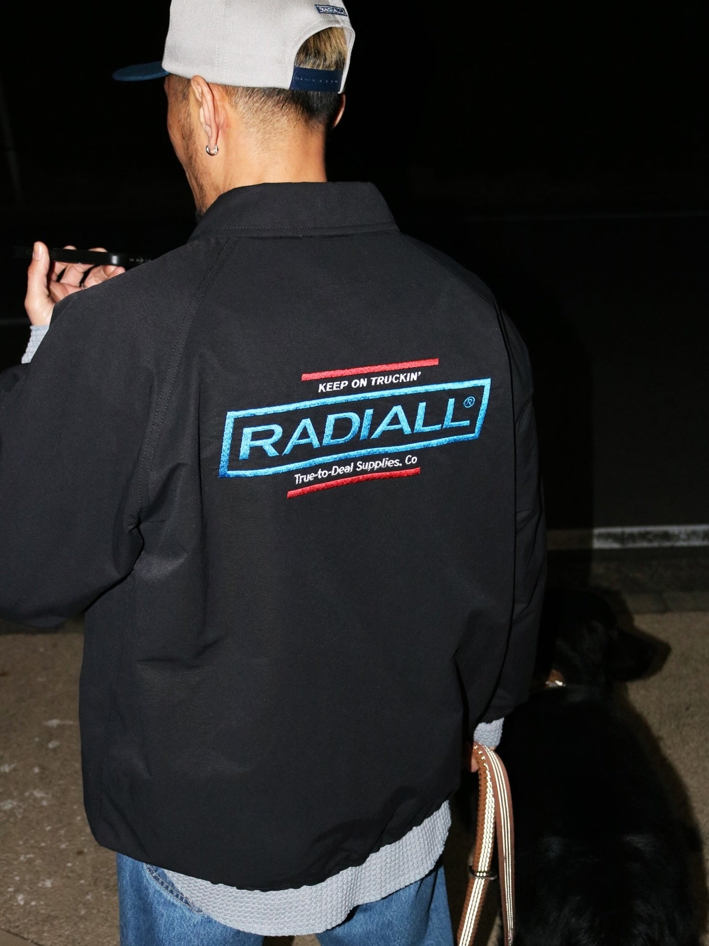 【1.24 (Sat) 12:00 Release】RADIALL | Heartbeat - WINDBREAKER JACKET - Black