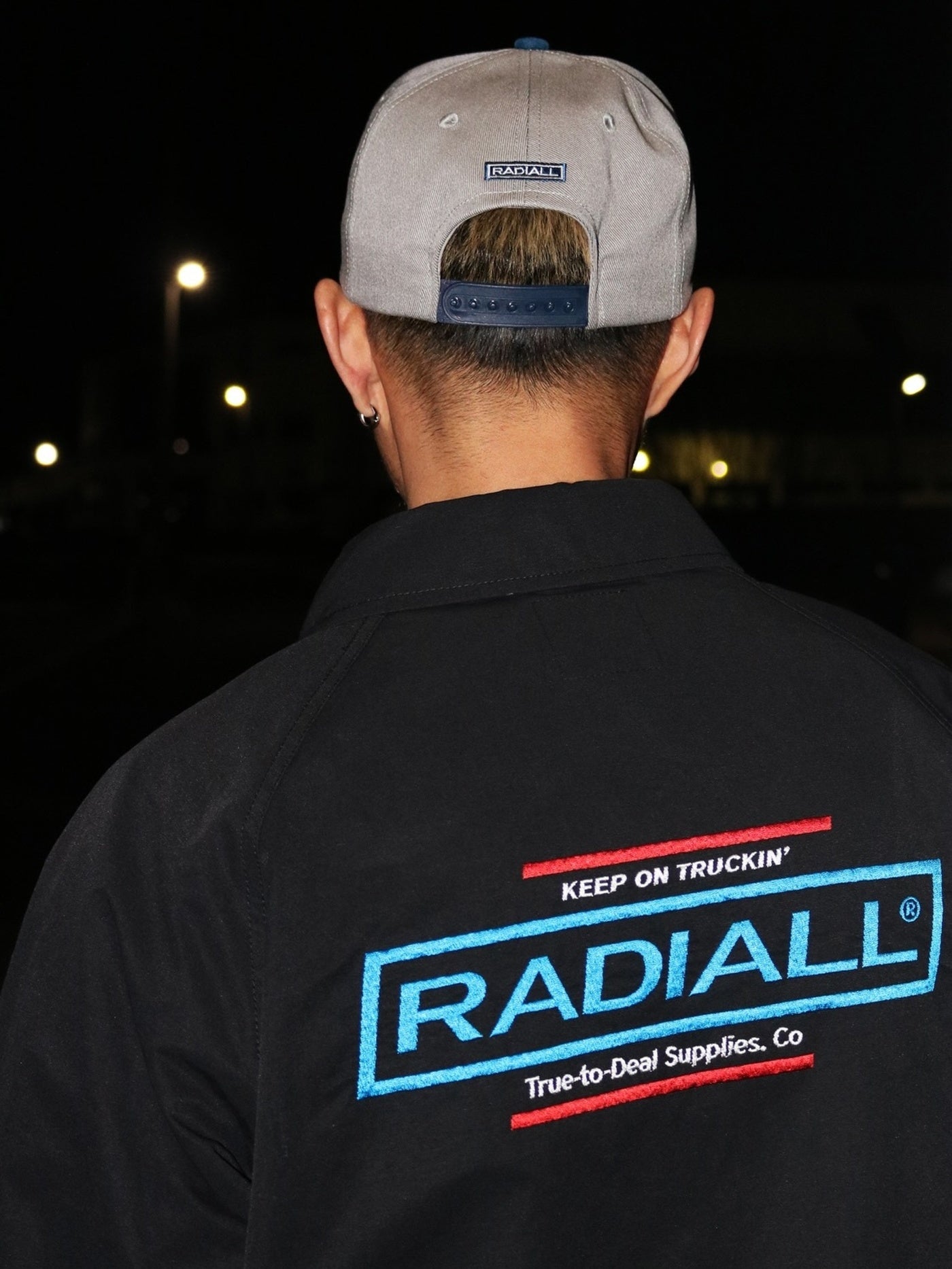 【1.24 (Sat) 12:00 Release】RADIALL | Heartbeat - WINDBREAKER JACKET - Black