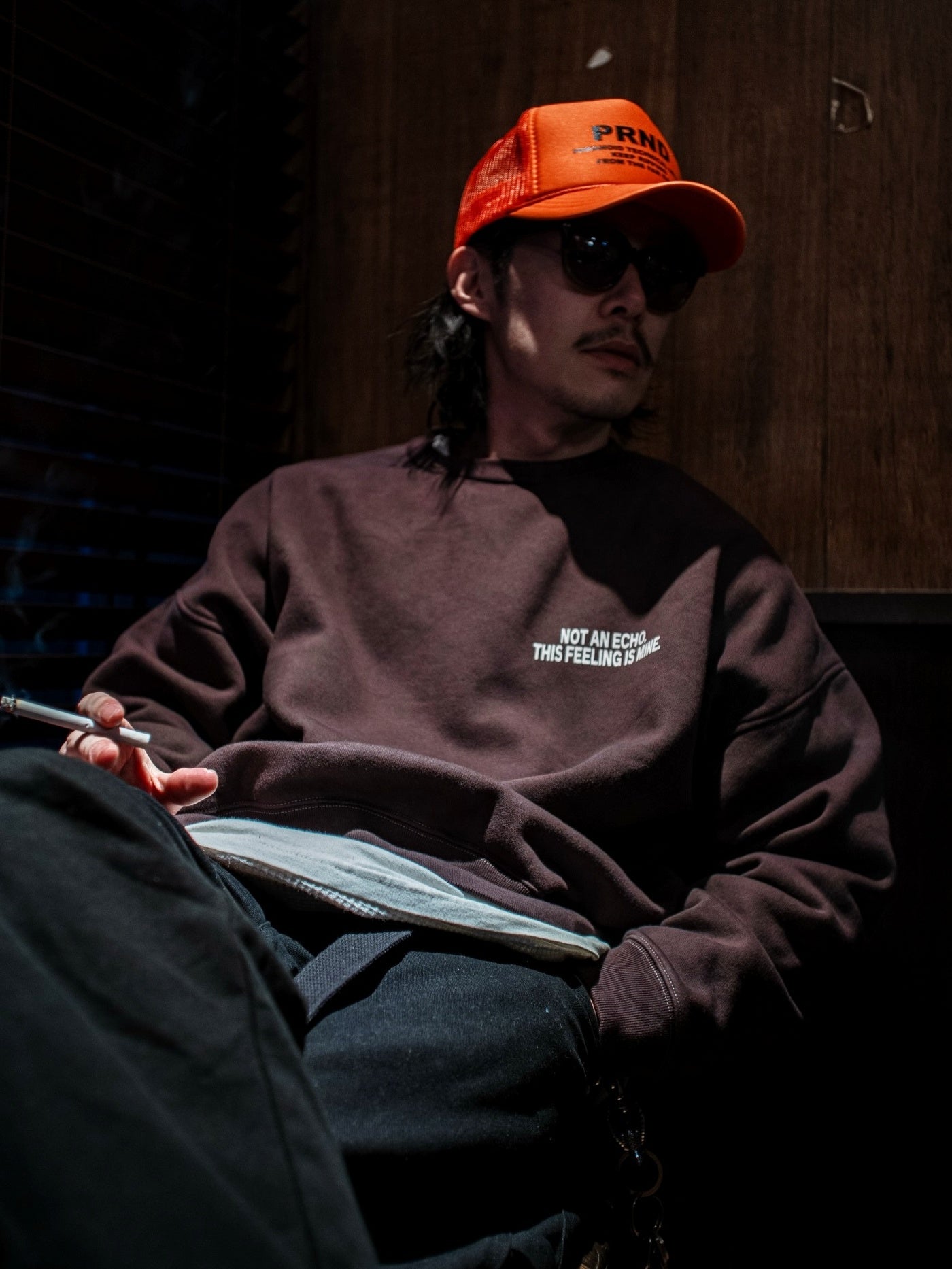【2.7 (Sat) 12:00 Release】FLUTTER | Double Dyeing B/S Sweat - Brown