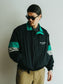 【2.21 (Sat) 12:00 Release】GOOD HELLER | STAND COLLAR NYLON JACKET - Black/Green