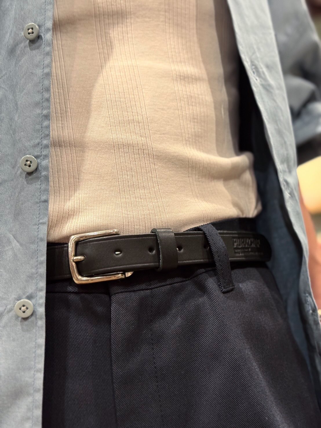 【3.1 (Sun) 12:00 Release】PORKCHOP | LEATHER BELT