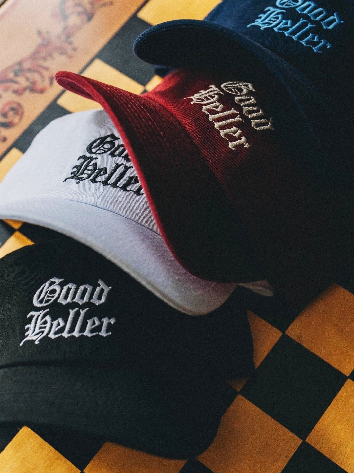 【3.20 (Fri) 12:00 Release】GOOD HELLER | EMBROIDERY OLD LOGO CASUAL CAP