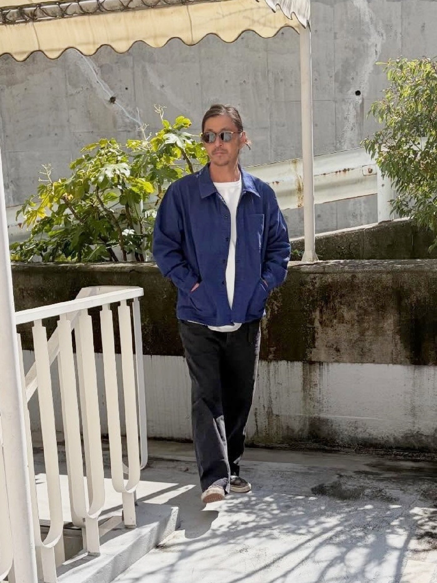 【3.20 (Fri) Release】WAX | French Work Jacket - Dark Blue