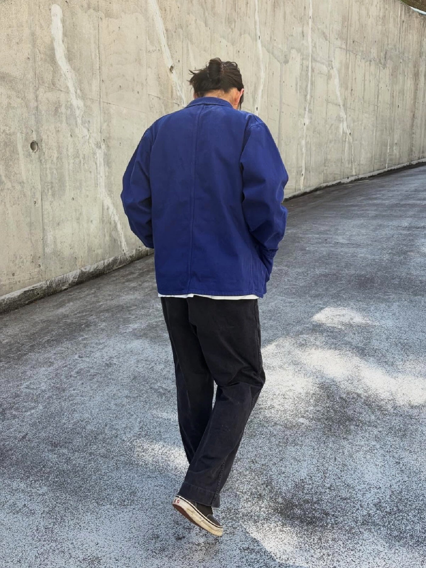 【3.20 (Fri) Release】WAX | French Work Jacket - Dark Blue