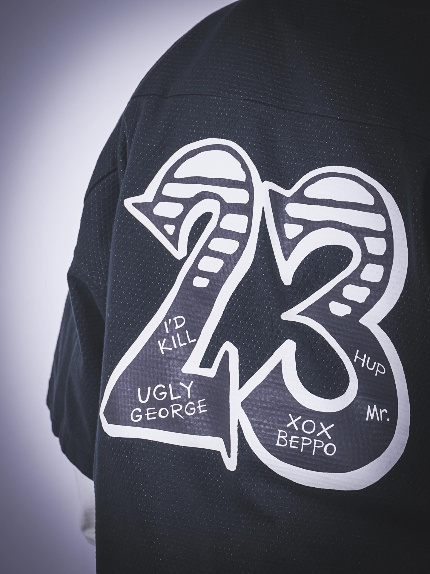 WEIRDO | HEY HEY 23 - FOOTBALL JERSEY / WRD6122 - Black