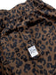 FLUTTER | The Holiday -Comfy fit- Cotton Twill Leopard Easy Short Pants - Brown