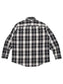 【11.16 (Sat) 12:00 Release】FLUTTER | Regular Collar Check Shirt - Black