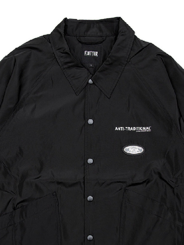 【9.21 (Sun) 12:00 Release】FLUTTER | "The Dress" OG Logo Windbreaker - Black