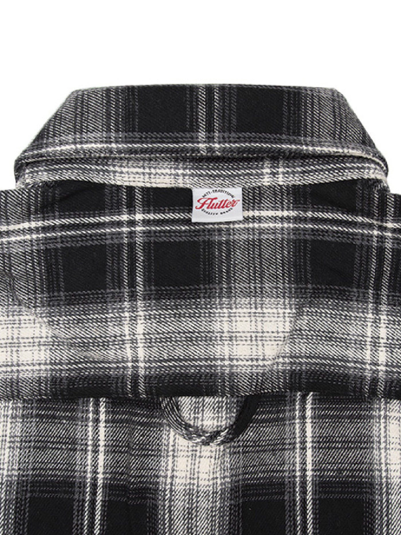 【11.16 (Sat) 12:00 Release】FLUTTER | Regular Collar Check Shirt - Black