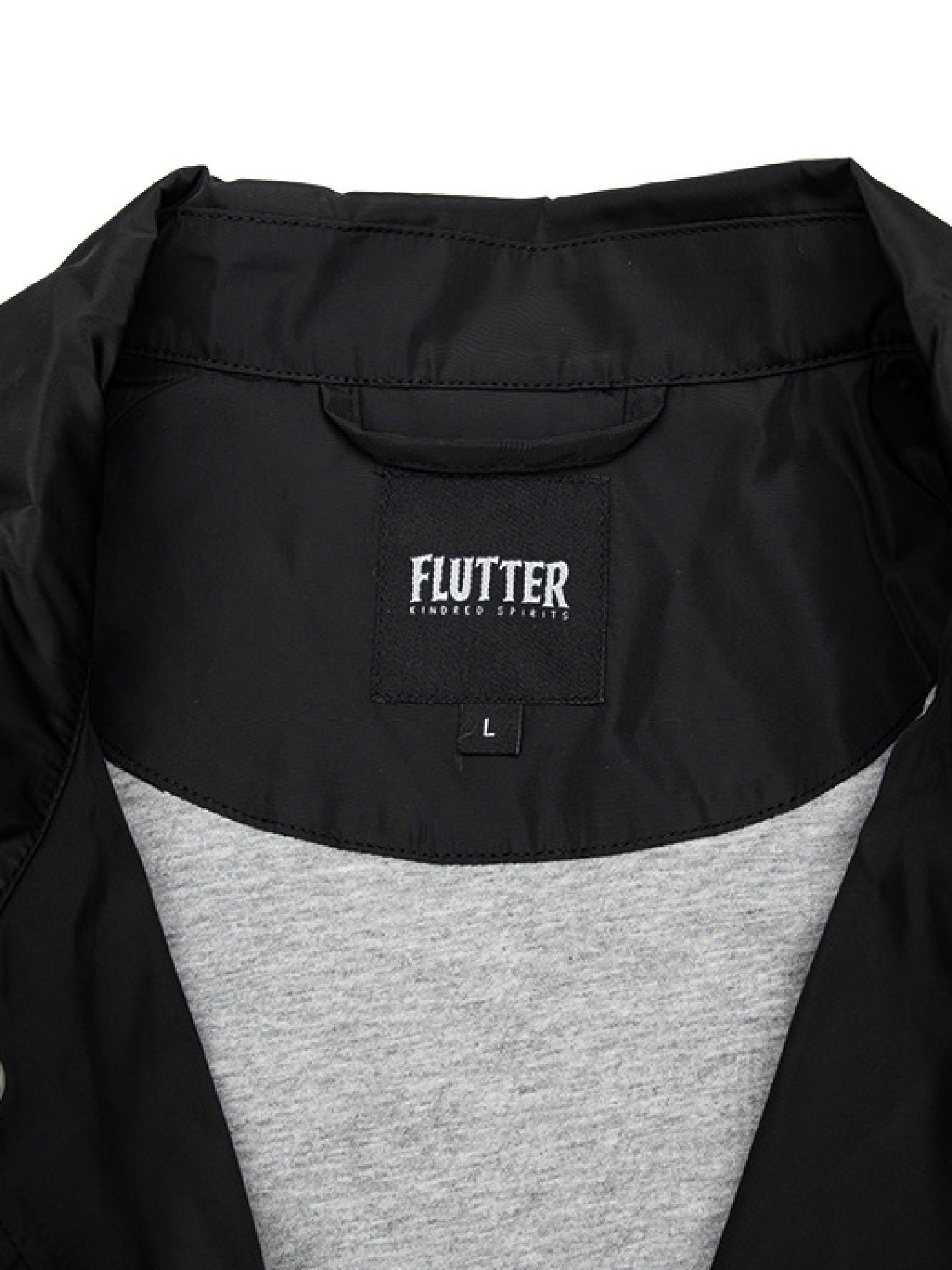 【9.21 (Sun) 12:00 Release】FLUTTER | "The Dress" OG Logo Windbreaker - Black