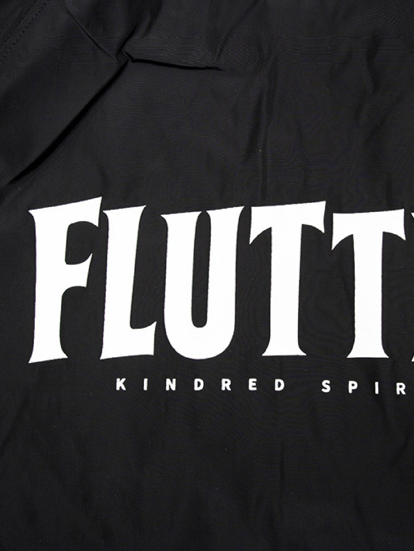 【9.21 (Sun) 12:00 Release】FLUTTER | "The Dress" OG Logo Windbreaker - Black