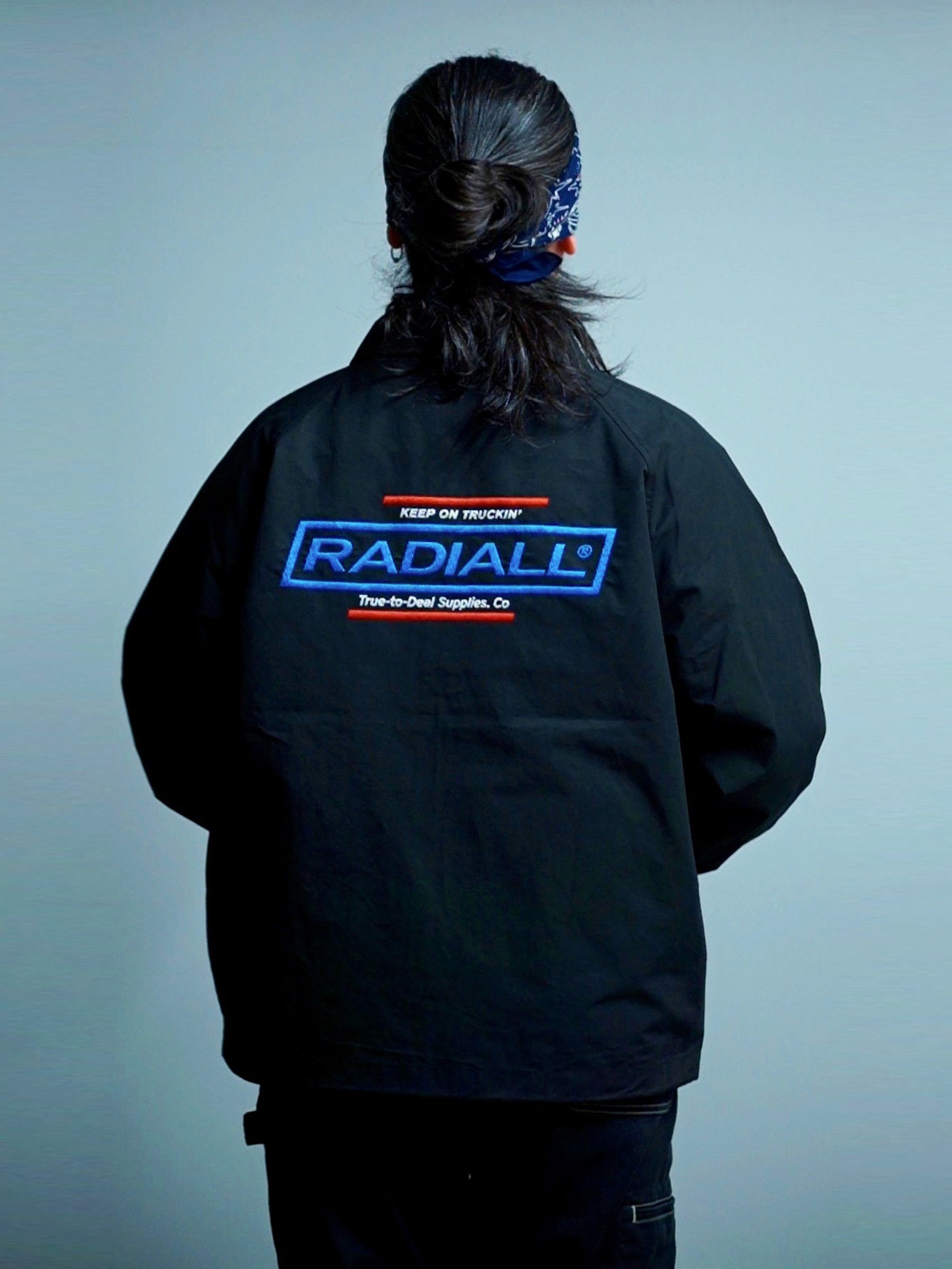 【1.24 (Sat) 12:00 Release】RADIALL | Heartbeat - WINDBREAKER JACKET - Black