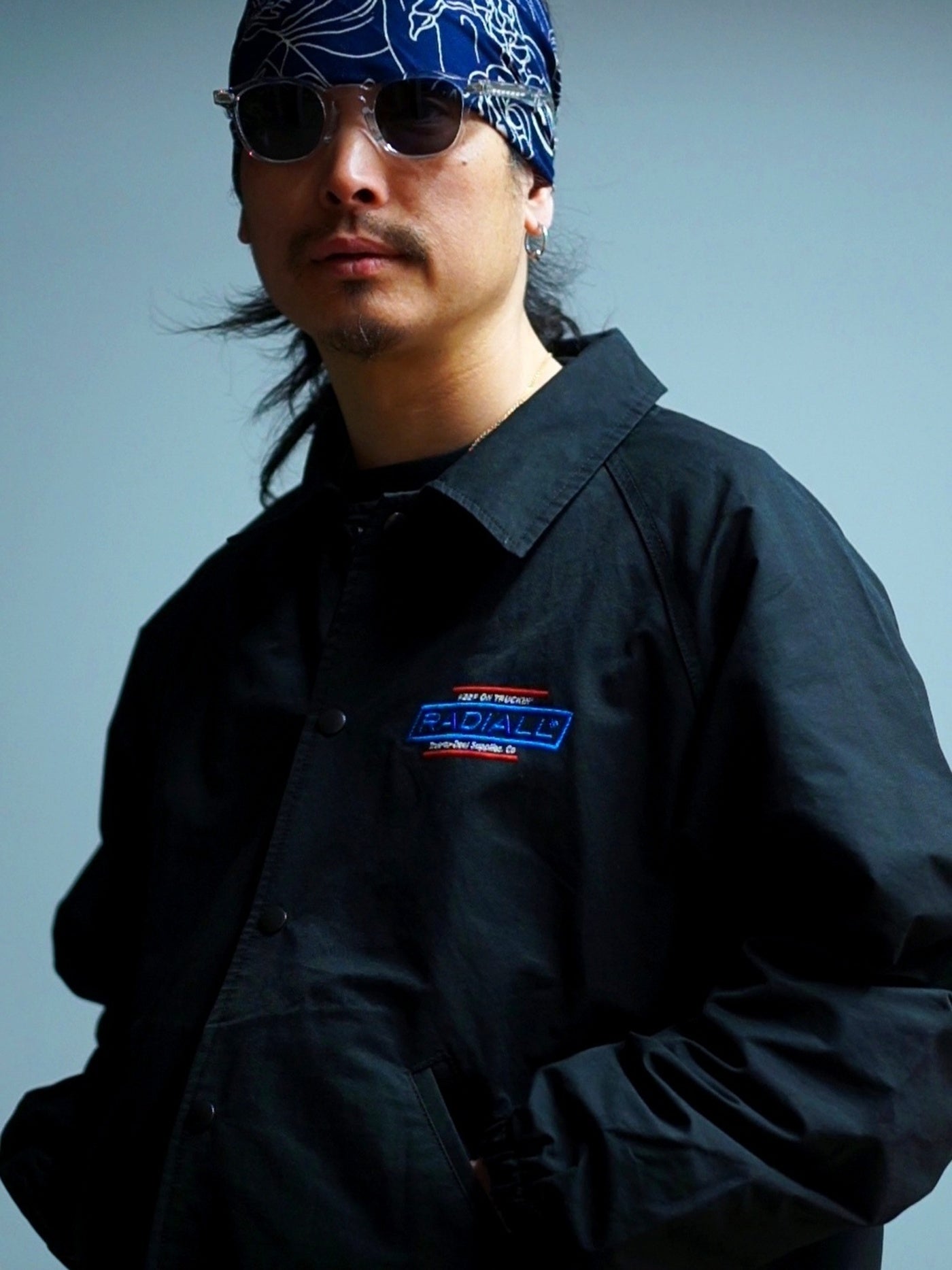 【1.24 (Sat) 12:00 Release】RADIALL | Heartbeat - WINDBREAKER JACKET - Black