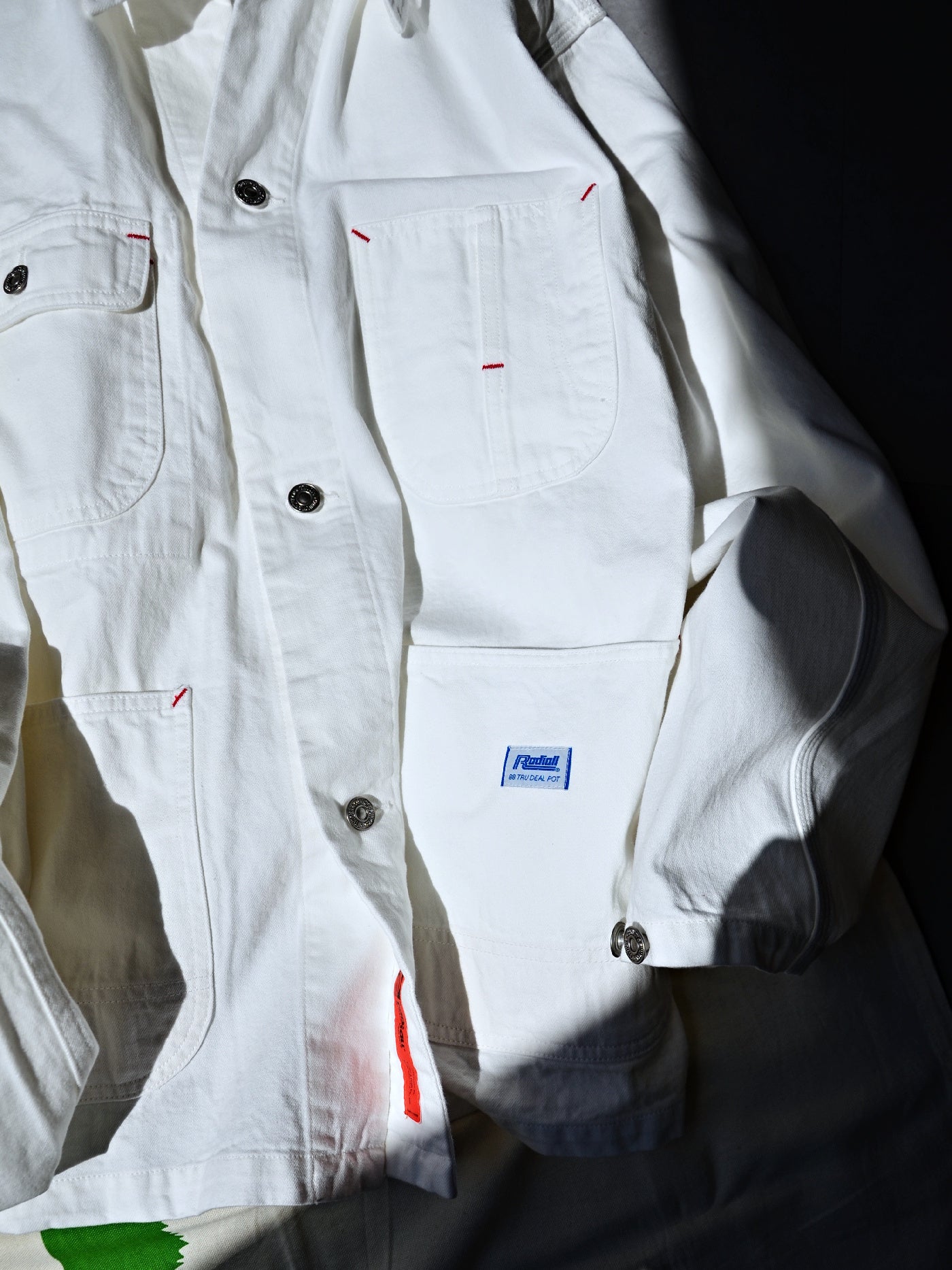 【4.4 (Sat) 12:00 Release】RADIALL | Chev - CARPENTER JACKET - White