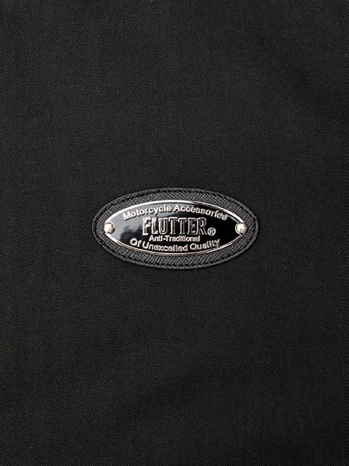 FLUTTER | "The Dress" Cotton Twill Coach Jacket - Black