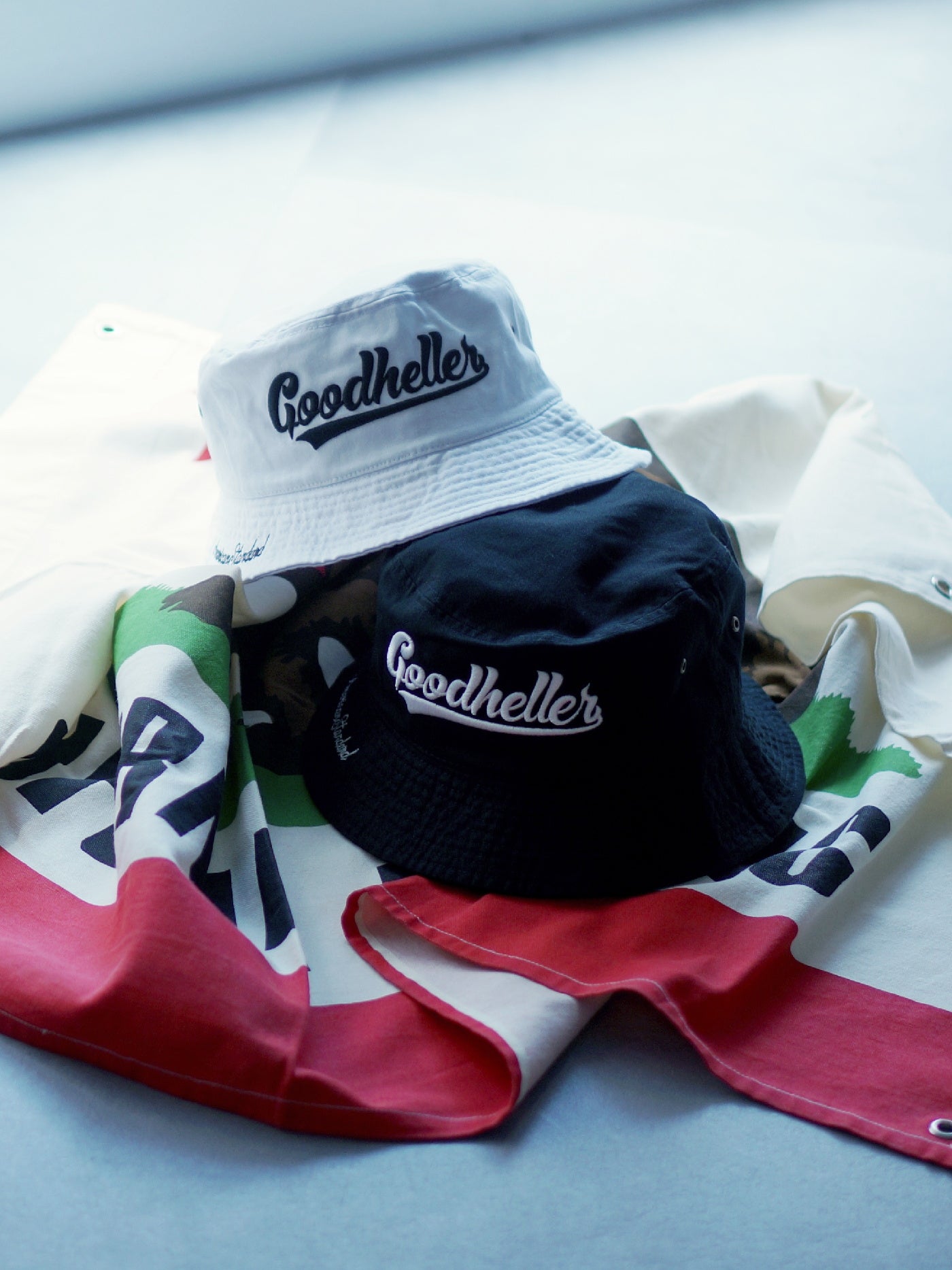 GOOD HELLER | BB LOGO CASUAL BUCKET HAT