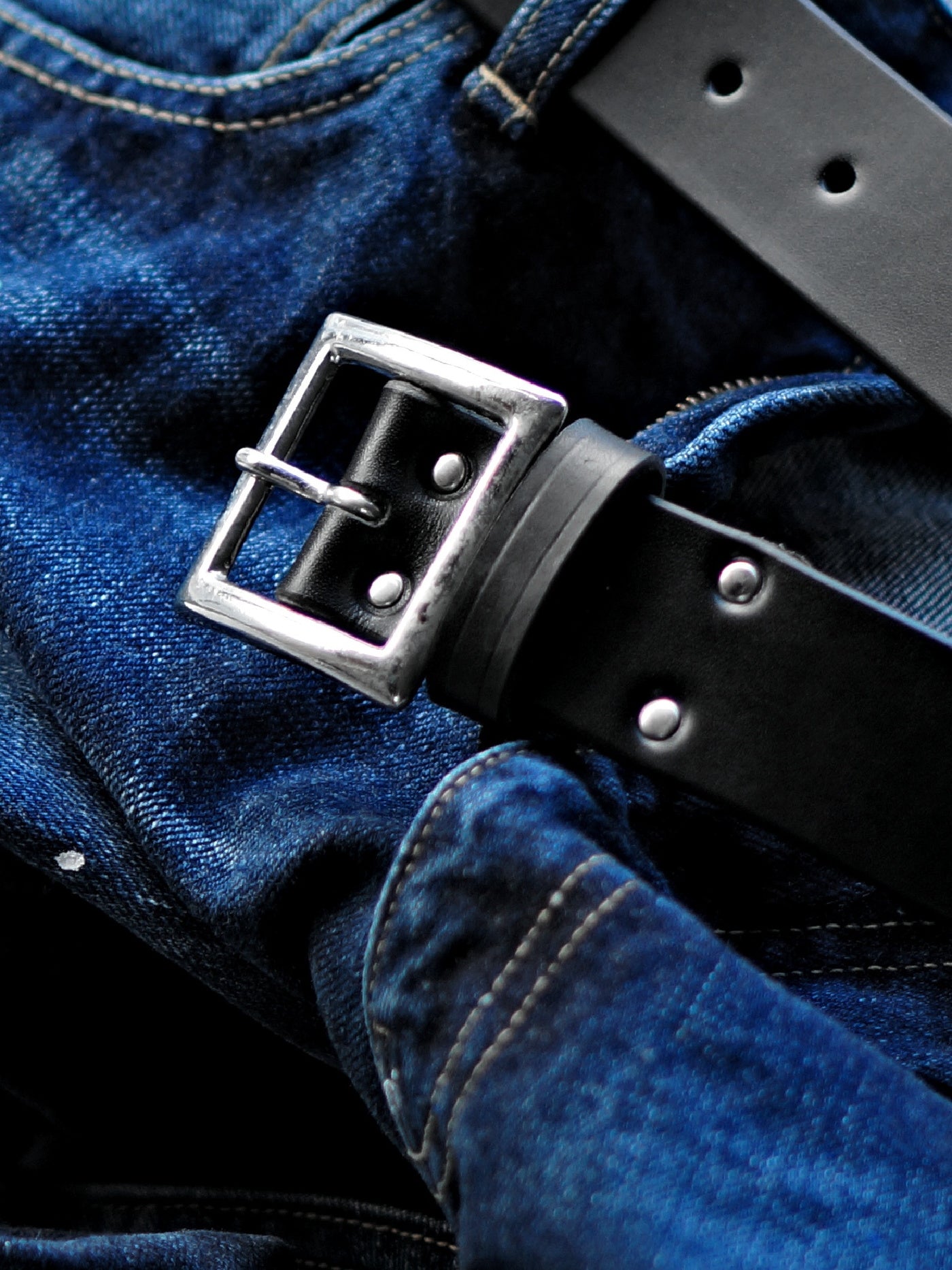 【8.23 (Sat) 12:00 Release】GOOD HELLER | SQUARE BUCKLE LEATHER BELT