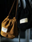 GANGSTERVILLE | DARK NOIR - LEATHER EFFECT BAG "SUEDE" / GSV53G05