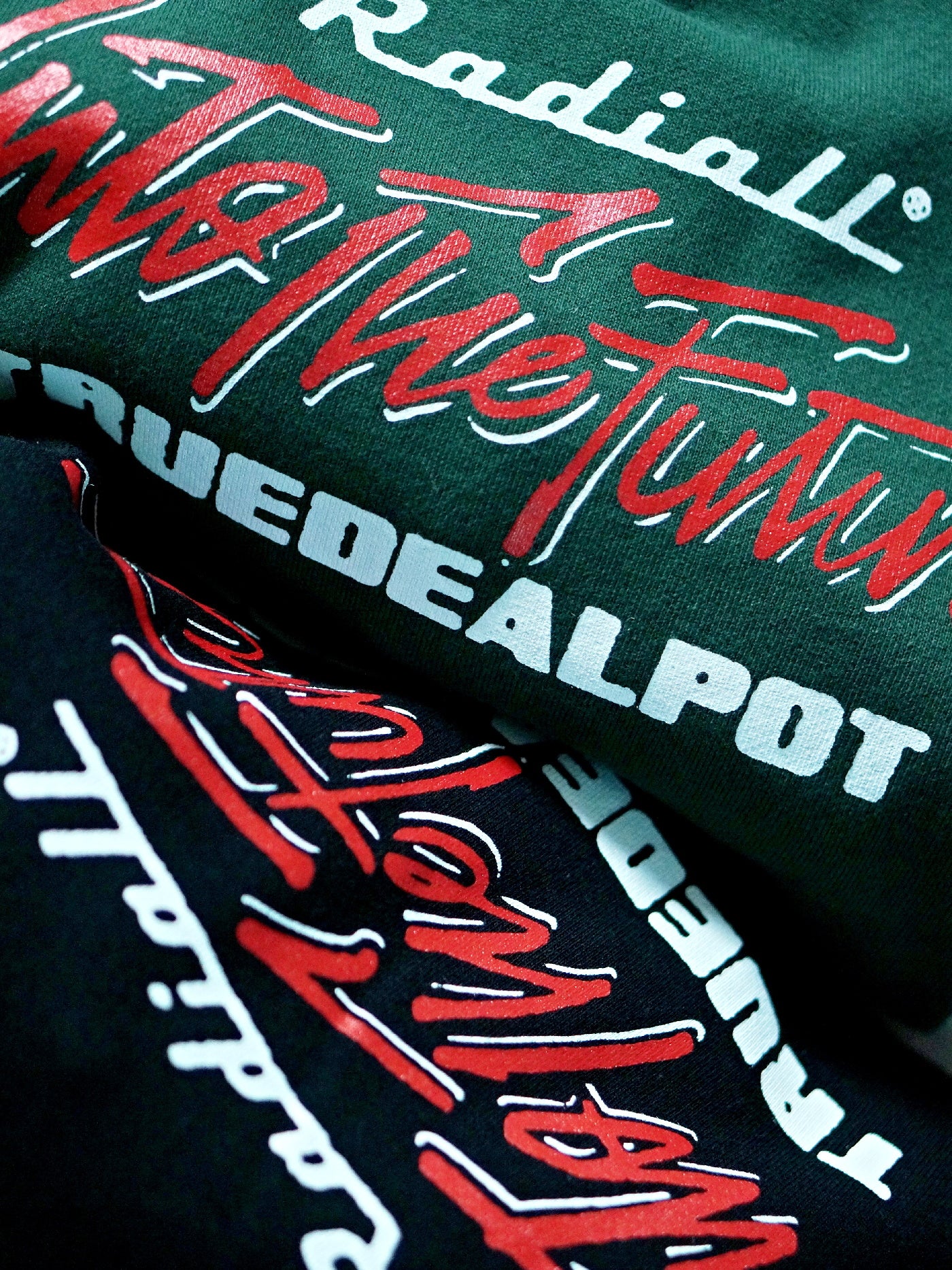 【11.8 (Sat) 12:00 Release】RADIALL | True Deal Pot - CREW NECK SWEATSHIRT L/S - Forest Green