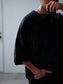 WEIRDO | CHECKER - H/S PILE SWEAT - Black