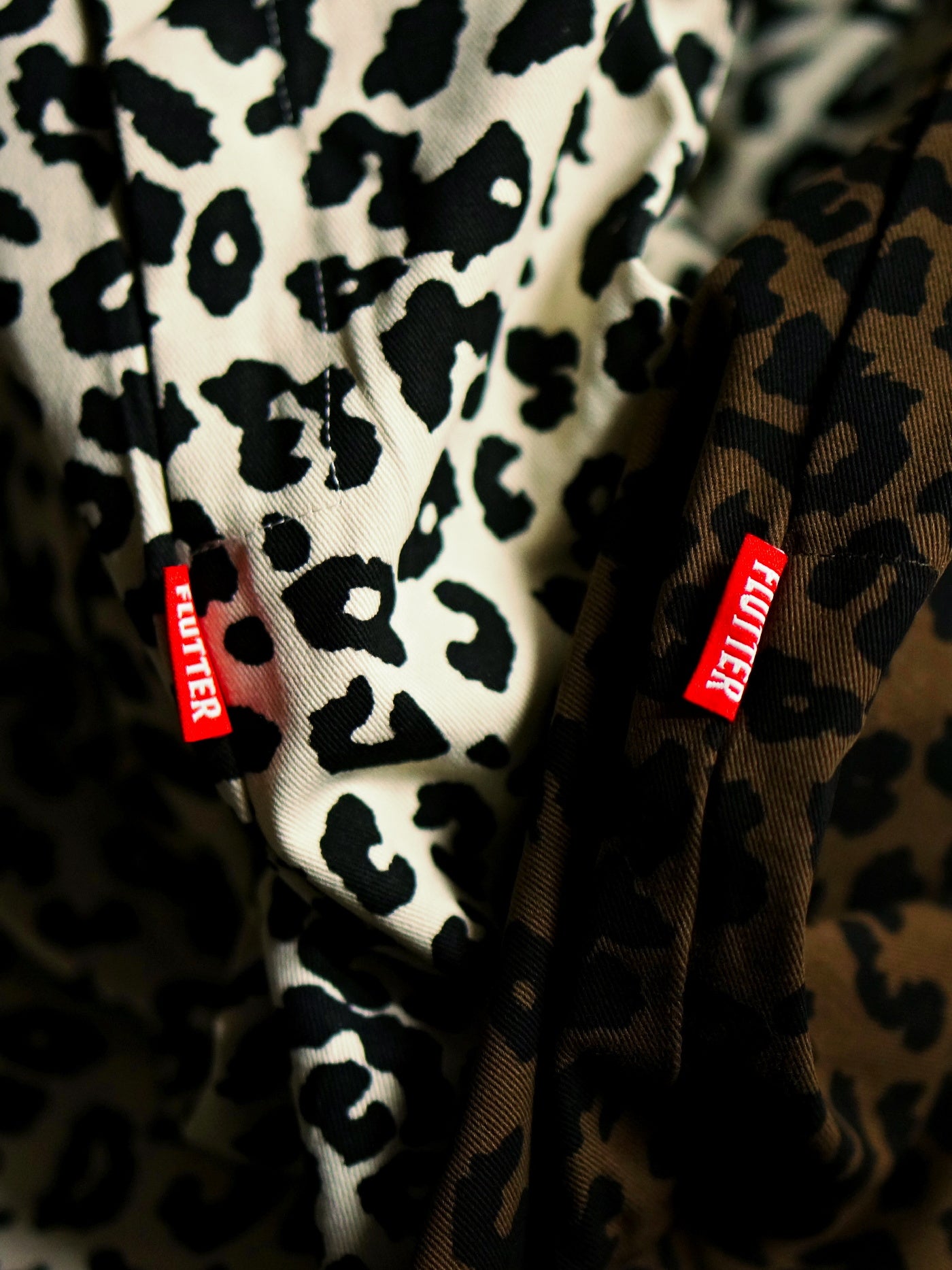 【11.23 (Sun) 12:00 Release】FLUTTER | Leopard Easy Pants - Ivory