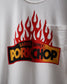 PORKCHOP | FIRE BLOCK POCKET TEE - White