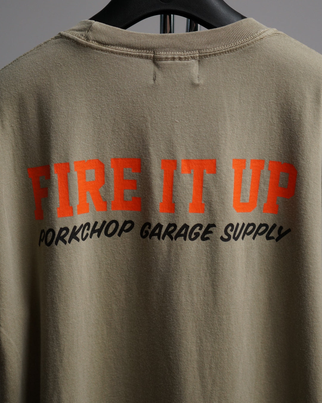 PORKCHOP | FIRE BLOCK POCKET TEE - Khaki
