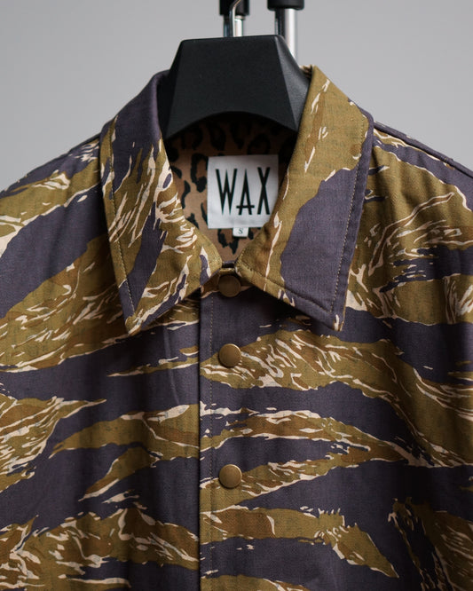 WAX | BALLOON COACH JACKET - Tiger Stripe