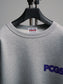 【2.22 (Sun) 12:00 Release】PORKCHOP | PCGS SQUARE SWEAT - Heather Gray