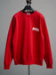 【2.22 (Sun) 12:00 Release】PORKCHOP | PCGS SQUARE SWEAT - Red