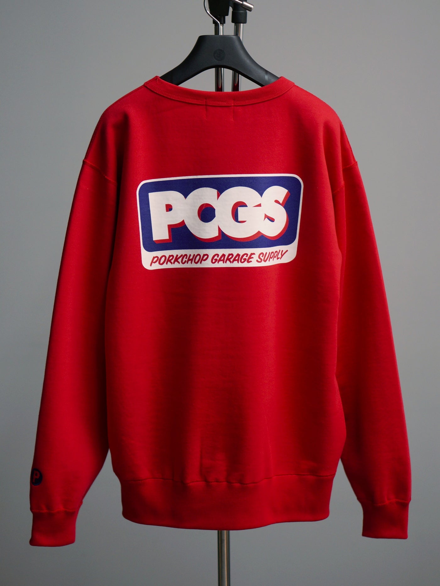 【2.22 (Sun) 12:00 Release】PORKCHOP | PCGS SQUARE SWEAT - Red