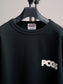 【2.22 (Sun) 12:00 Release】PORKCHOP | PCGS SQUARE SWEAT - Black