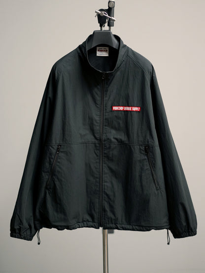 【2.22 (Sun) 12:00 Release】PORKCHOP | BAR&SHIELD TRACK JKT - Black