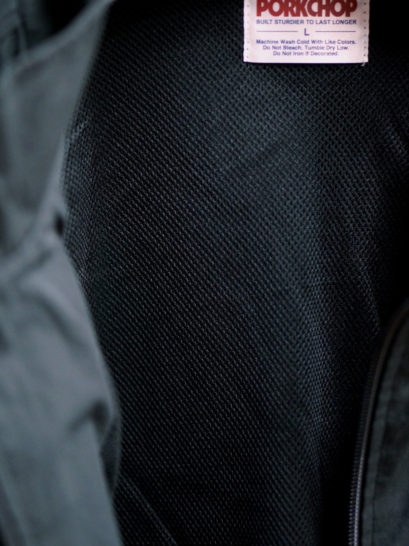 【2.22 (Sun) 12:00 Release】PORKCHOP | BAR&SHIELD TRACK JKT - Black