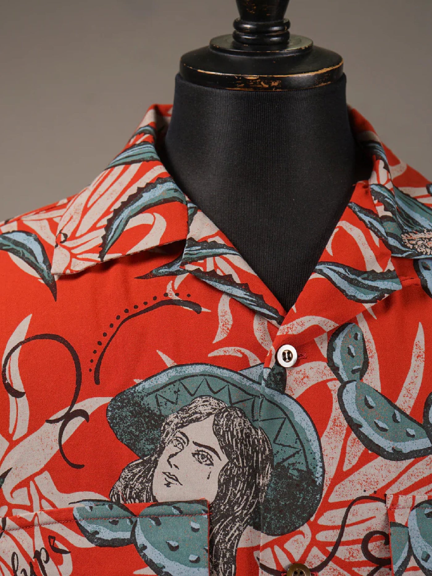 【3.13 (Fri) Release】GANGSTERVILLE | VILLA DE LOS GANS GUADALUPE - L/S SHIRTS / GSV6106 - Orange