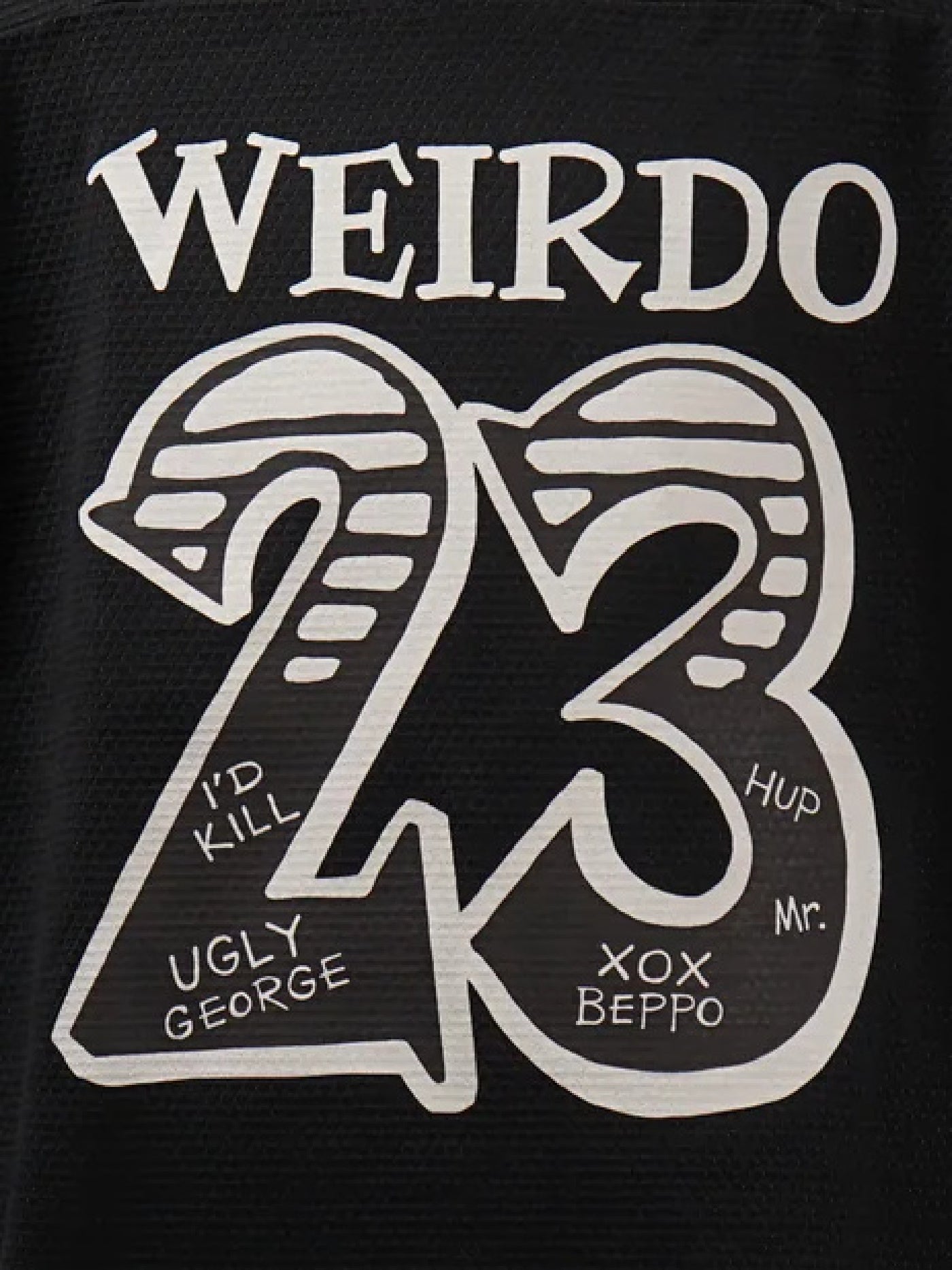 WEIRDO | HEY HEY 23 - FOOTBALL JERSEY / WRD6122 - Black