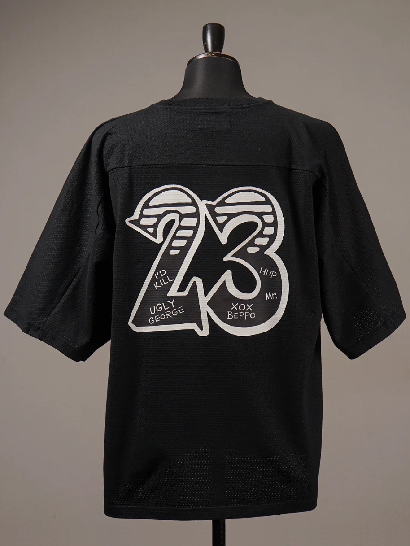 WEIRDO | HEY HEY 23 - FOOTBALL JERSEY / WRD6122 - Black