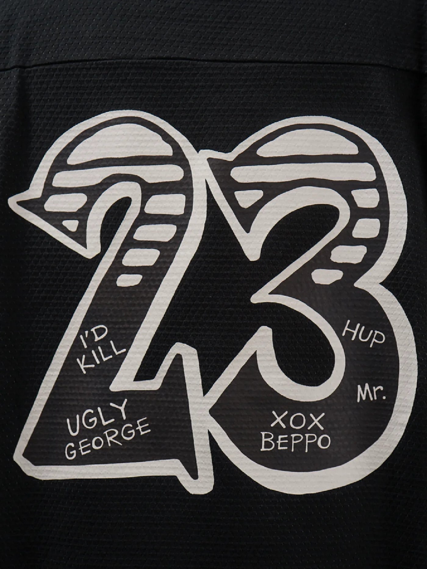 WEIRDO | HEY HEY 23 - FOOTBALL JERSEY / WRD6122 - Black