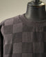 WEIRDO | CHECKER - H/S PILE SWEAT - Black