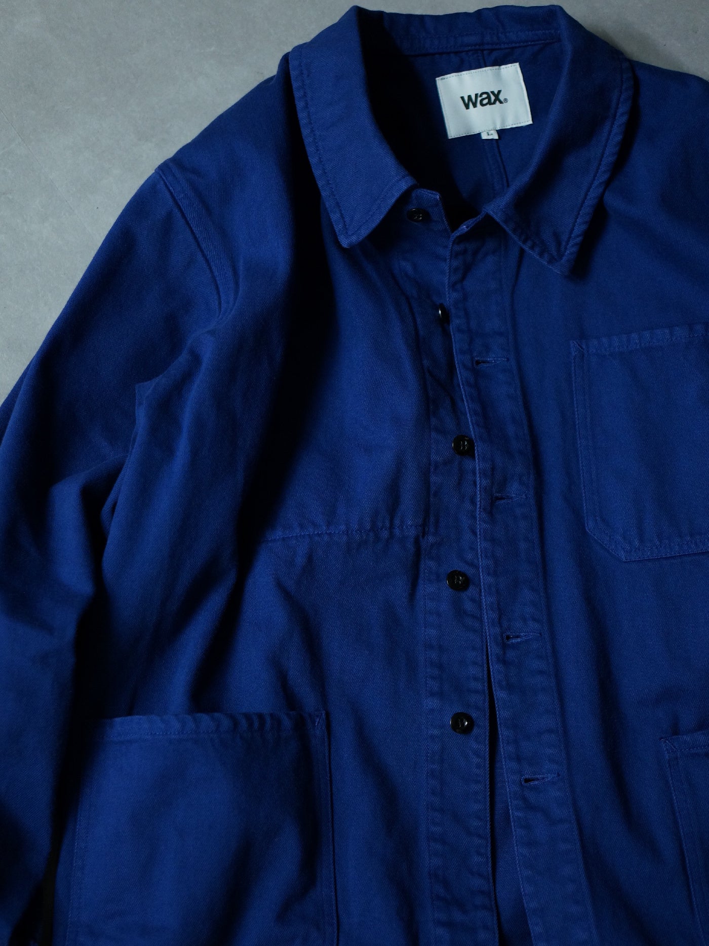 【3.20 (Fri) Release】WAX | French Work Jacket - Dark Blue