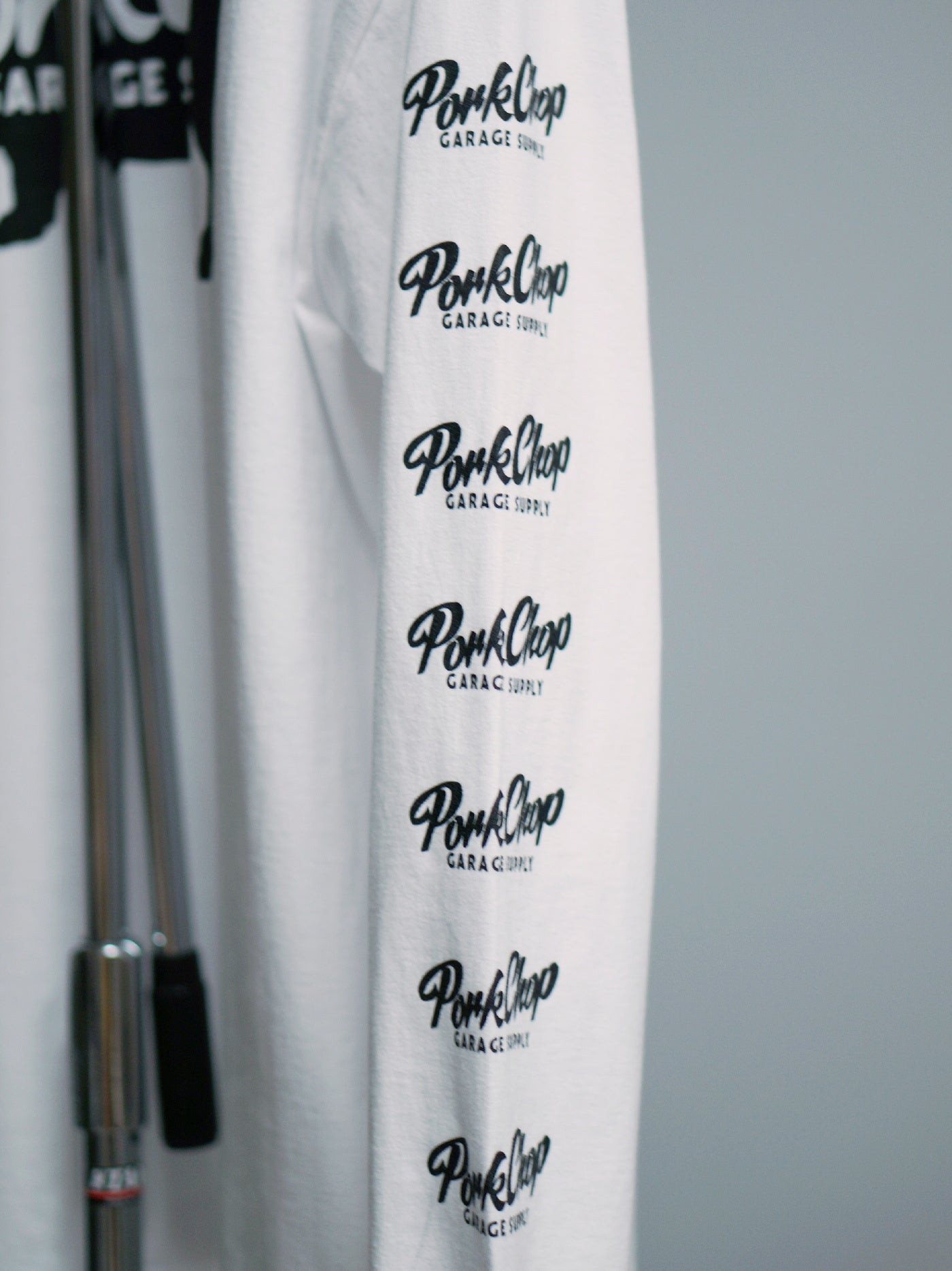 【3.29 (Sun) 12:00 Release】PORKCHOP | SCRIPT PORK L/S TEE - White