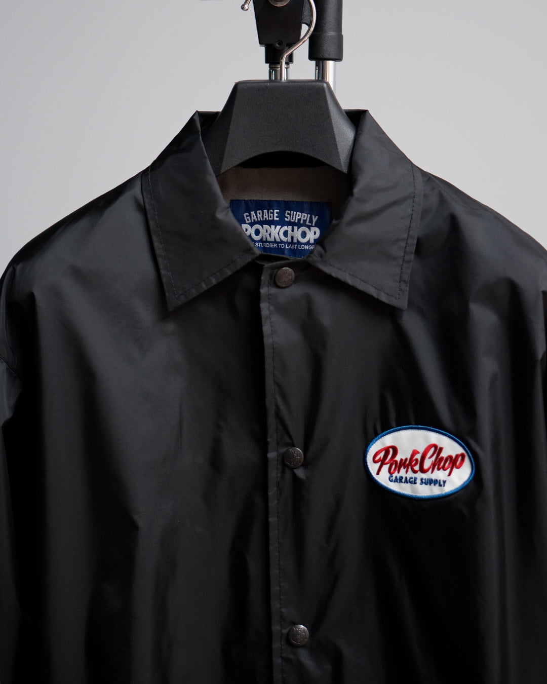 PORKCHOP | PORK BACK COACH JKT - Black/Red/Blue