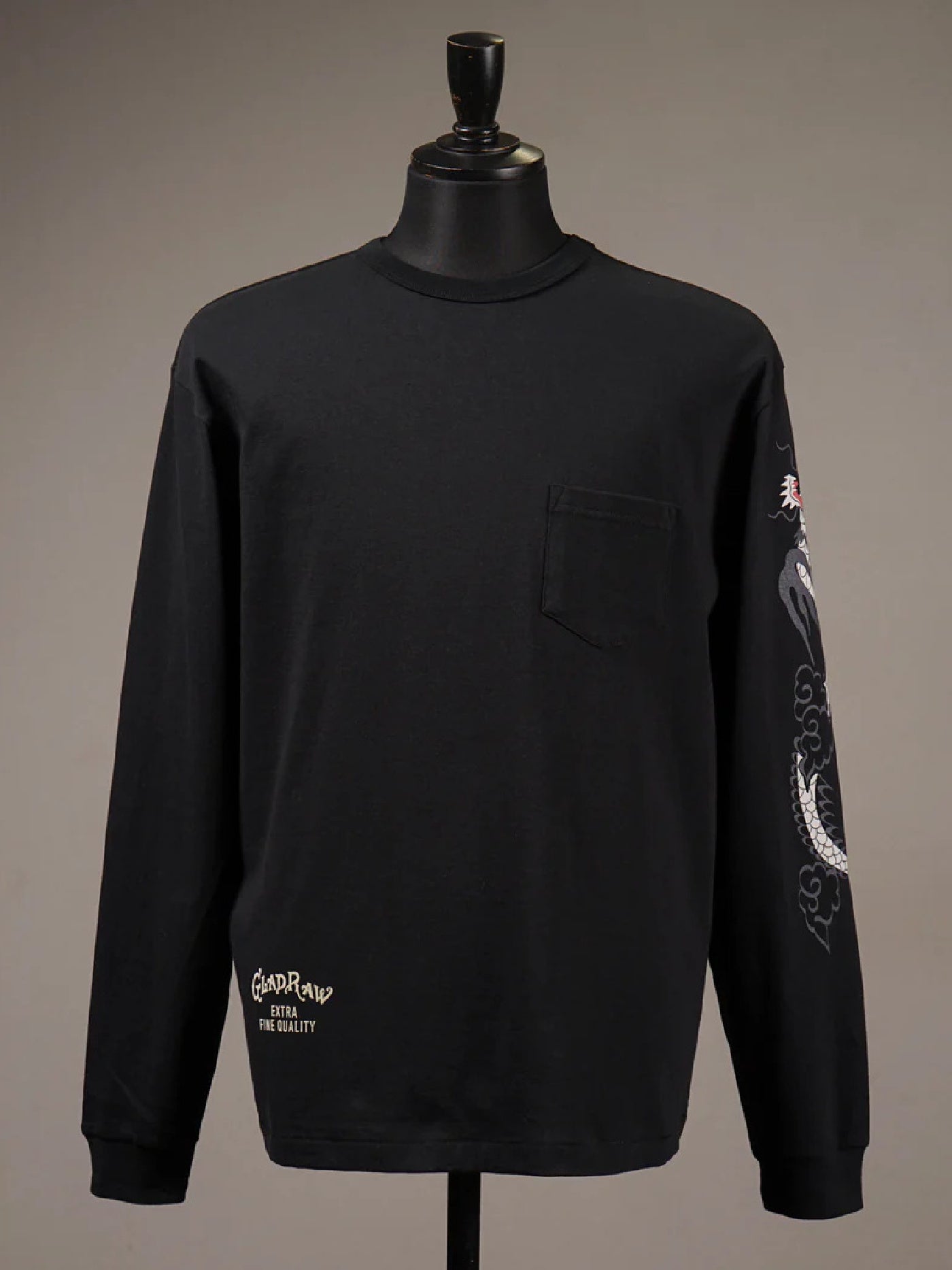 BY GLADHAND | GLAD RAW - L/S T-SHIRTS / BYGH6113 - Black